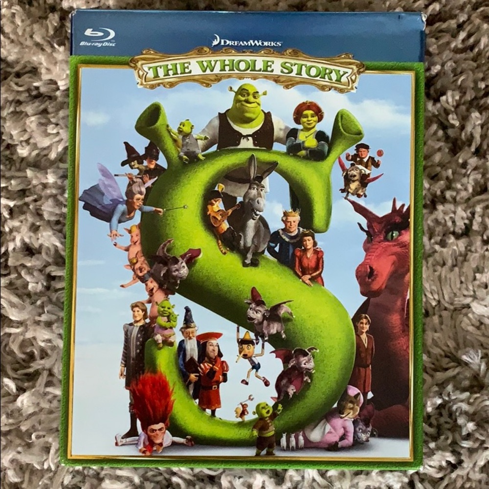 SHREK The Whole Story Blu-ray set